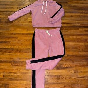 Love Pink and Black Women's Jogger Set